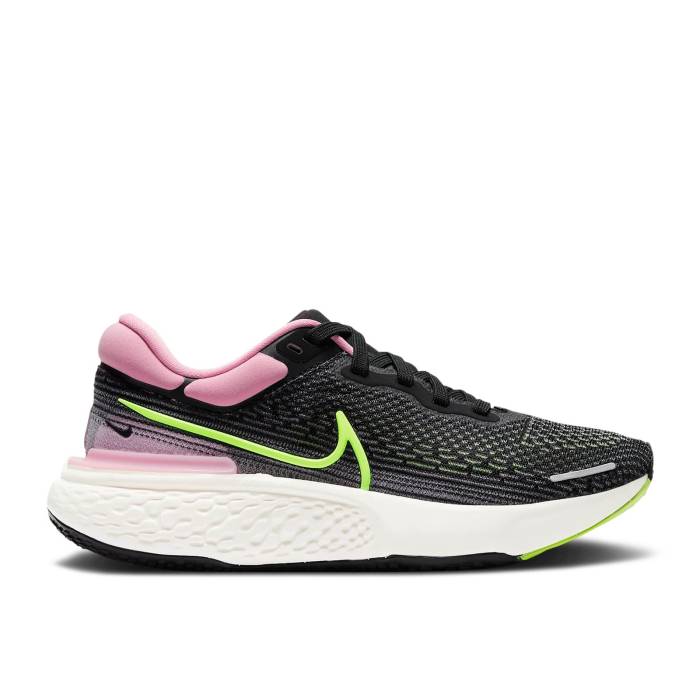 ナイキ Nike 【 Wmns Zoomx Invincible Run Flyknit Black Elemental Pink Women Black/Elemental Pink/Cyber 】 ラン フライニット レディース 黒色 ブラック pink ピンク