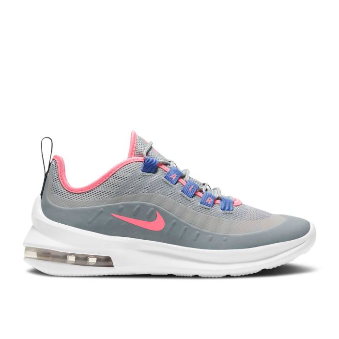 ナイキ Nike 【 Air Max Axis ガウス \u0027Light Smoke Grey Sunset Pulse\u0027 Youth Light Smoke Grey/Dark Smoke Grey/Sapphire/Sunset Pulse 】 マックス 薄墨色 薄墨色 御坊っちゃん キッズ 薄墨色 薄墨色