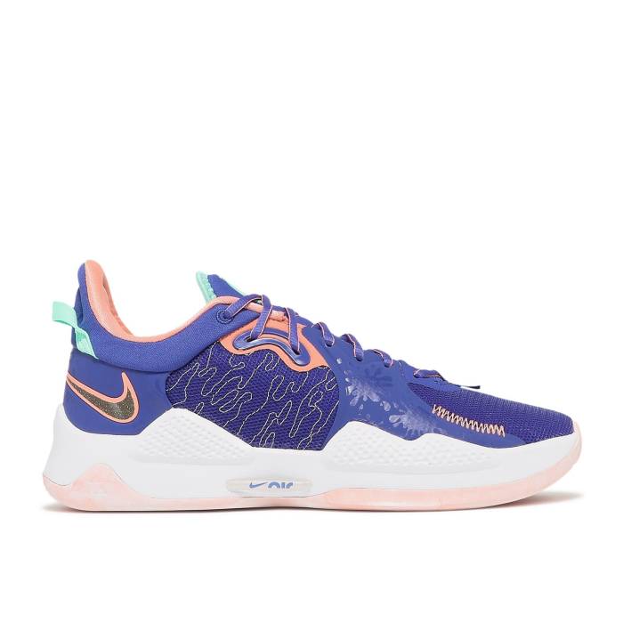 ナイキ Nike 【 Pg 5 \u0027La Drip\u0027 Men Lapis/Blue Void/Crimson Bliss 】 メンズ 青み 青色 クリムゾン