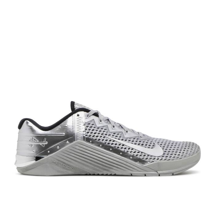 ナイキ Nike 【 Metcon 6 Premium \u0027Metallic Silver\u0027 Men Metallic Silver/Metallic Silver/Black/Metallic Silver 】 Premium 割り増し金 メンズ Silver しろがね色・しろがね色 黒いこと 黒いこと