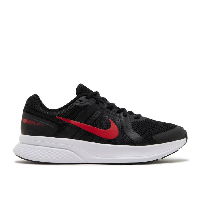 ナイキ Nike 【 Run Swift 2 'Black University Red' Men Black/University Red/White 】 ラン Swift メンズ 黒色 ブラック Red 赤・レッド 白色 ホワイト