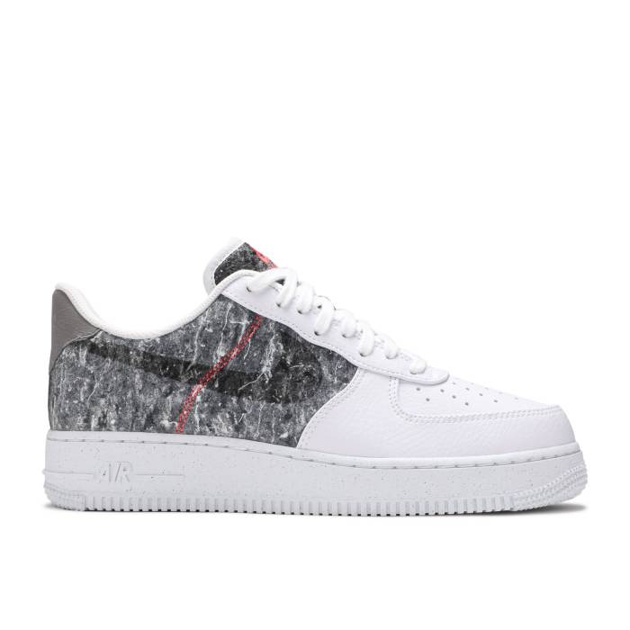 ナイキ Nike 【 Air Force 1 07 Lv8 Recycled Wool Pack - White Light Smoke Grey Men White/Clear/Light Smoke Grey/Black 】 白色 ホワイト メンズ 白色 ホワイト 灰色 グレー 黒色 ブラック