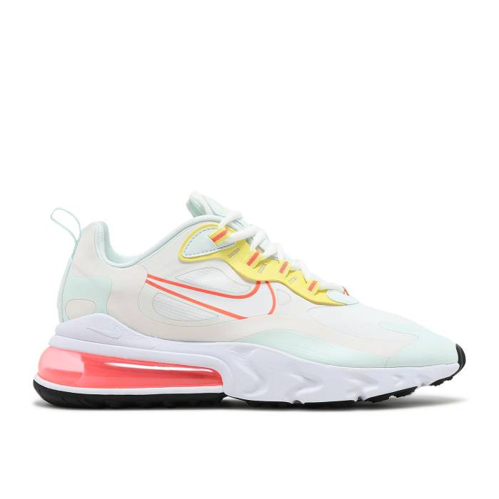 ナイキ Nike 【 Wmns Air Max 270 React \u0027Pale Ivory\u0027 Women Pale Ivory/Barely Green/Light Zitron/Summit White 】 マックス リアクト レディース 象牙色 green 緑・緑であること 白いこと 白いこと