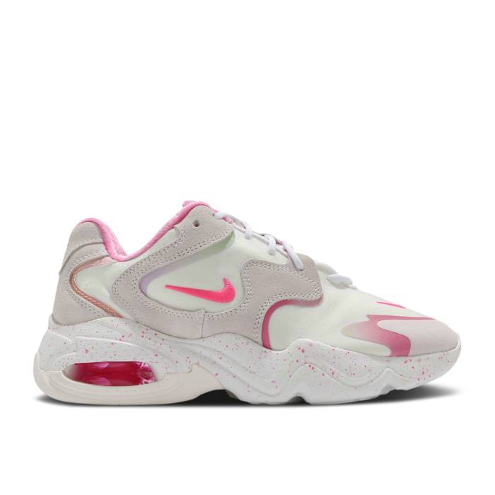 ナイキ Nike 【 Wmns Air Max 2X \u0027Hyper Pink\u0027 Women Summit White/Hyper Pink/Sail/Light Arctic Pink/Coconut Milk/Atomic Orange 】 マックス レディース 白いこと 白いこと pink サクラ色 orange 橙・オレンジ色