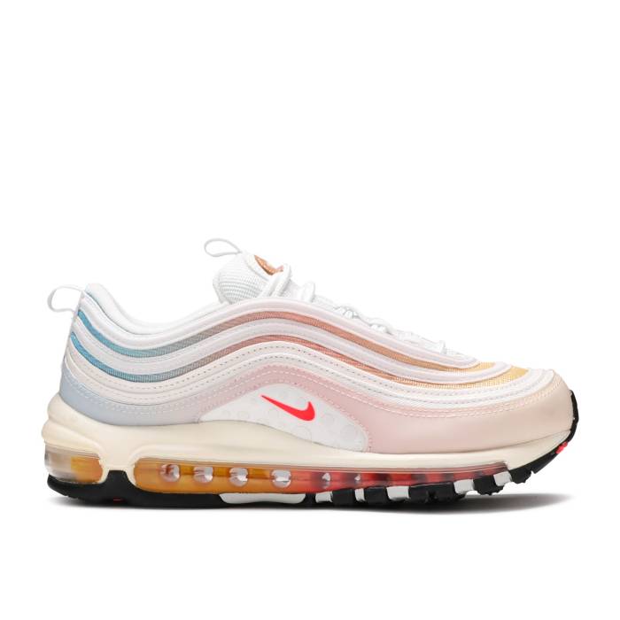 ナイキ Nike 【 Wmns Air Max 97 \u0027The Future Is In The Air\u0027 Women Sail/White/Infrared 】 マックス レディース 白いこと 白いこと