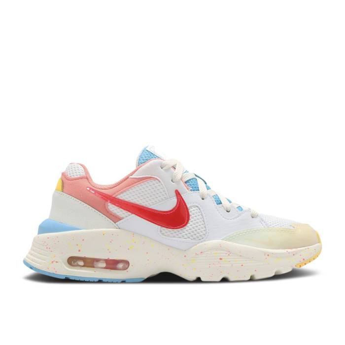 ナイキ Nike 【 Wmns Air Max Fusion 'The Future Is In The Air' Women White/Infrared 23/Sail/Summit White/Lagoon Pulse/Crimson Bliss 】 マックス Fusion フュージョン レディース 白色 ホワイト クリムゾン