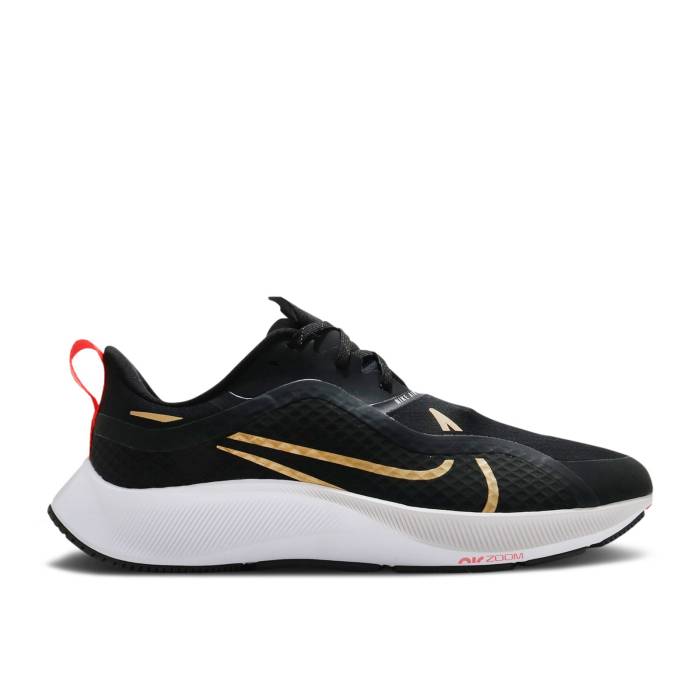 ナイキ Nike 【 Air Zoom Pegasus 37 Shield Black Gold Men Black/Bright Crimson/White/Gold 】 ズーム ペガサス メンズ 黒色 ブラック クリムゾン 白色 ホワイト ゴールド