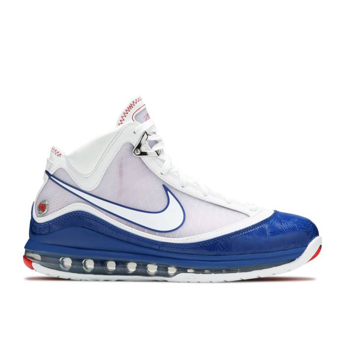 ナイキ Nike 【 Lebron 7 \u0027Dodgers\u0027 Men White/Rush Blue/University Red/White 】 Lebron レブロン メンズ 白いこと 白いこと rush 混雑時 青碧 青碧 Red 赤・赤いこと
