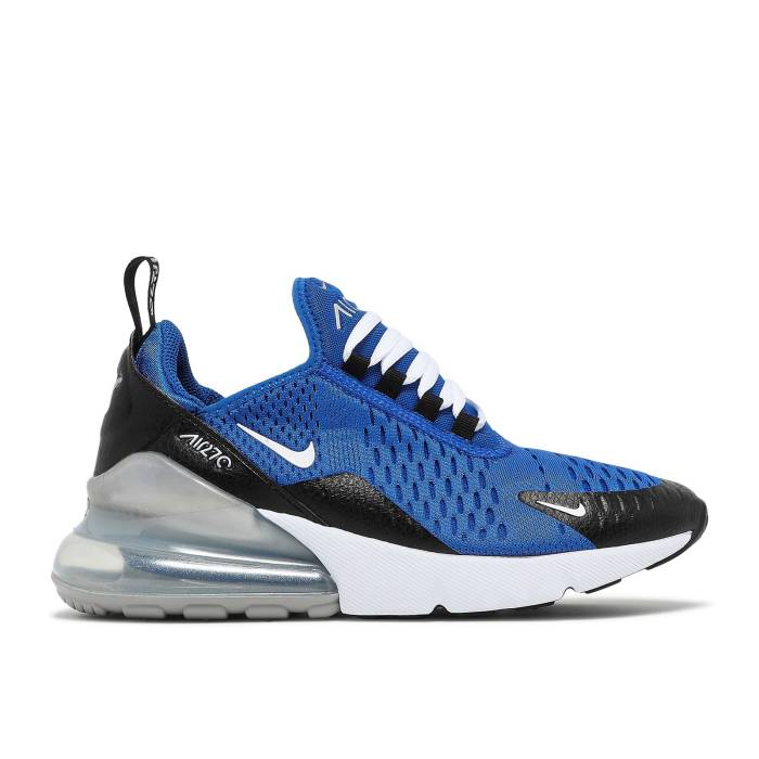 ナイキ Nike 【 Air Max 270 Gs 'Metallic Stars' Youth Game Royal/Metallic Silver/Black/Pure Platinum/White 】 マックス ジュニア キッズ Game ゲーム Silver 銀色・シルバー 黒色 ブラック ピュア Platinum プラチナム 白色|スニケス