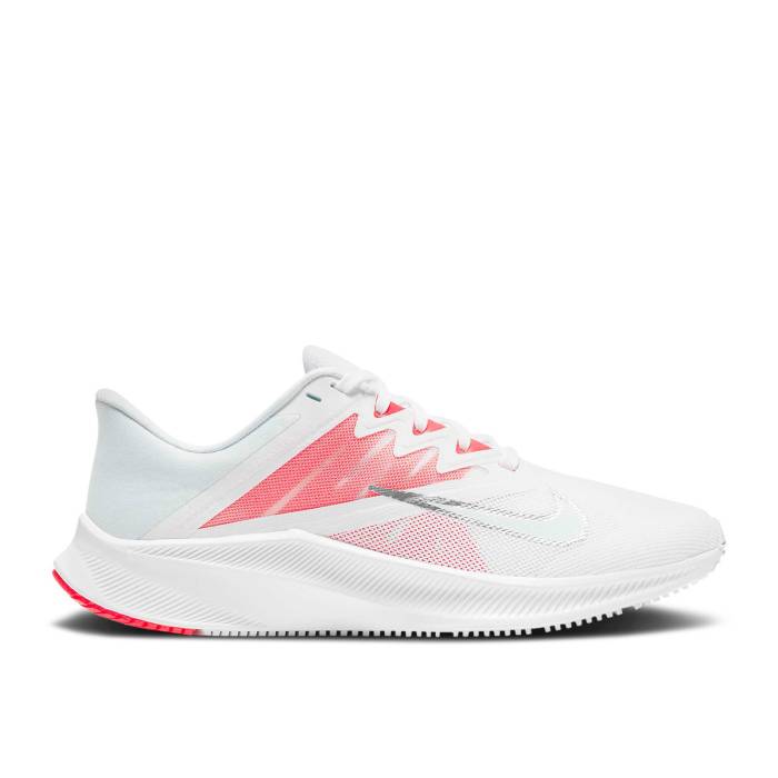 ナイキ Nike 【 Wmns Quest 3 'White Bright Crimson' Women White/Metallic Silver/Bright Crimson/Football Grey 】 レディース 白色 ホワイト Silver 銀色・シルバー クリムゾン フットボール 灰色 グレー|スニケス