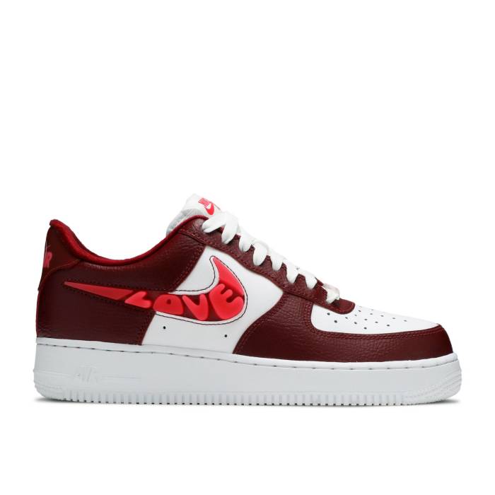 ナイキ Nike 【 Wmns Air Force 1 07 Se Love For All - Team Red Women Team Red/Black/White/Siren Red 】 Team チーム レディース Team チーム Red 赤・レッド 黒色 ブラック 白色 ホワイト