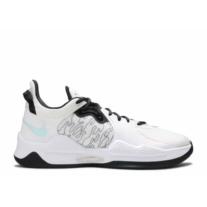 ナイキ Nike 【 Pg 5 White Black Men White/Multicolor/Glacier Blue 】 メンズ 白色 ホワイト 青色 ブルー