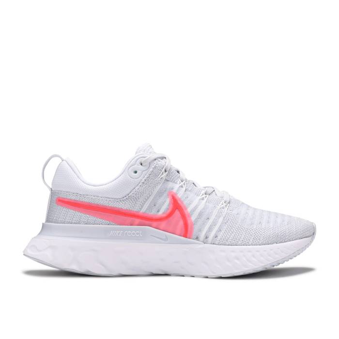 ナイキ Nike 【 Wmns React Infinity Run Flyknit 2 'Sunset Pulse' Women Pure Platinum/Sunset Pulse/Football Grey/Bright Crimson 】 リアクト ラン フライニット レディース ピュア Platinum プラチナム フットボール 灰色 グ 59,520円