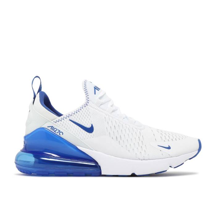 ナイキ Nike 【 Air Max 270 'Kentucky' Men White/Racer Blue/Game Royal 】 マックス メンズ 白色 ホワイト 青色 ブルー Game ゲーム