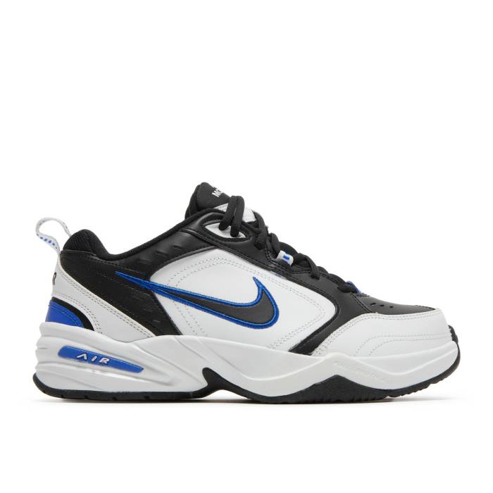 ナイキ Nike 【 Air Monarch Iv 4E Wide 'White Black' Men Black/Black/White 】 モナーク メンズ 黒色 ブラック 白色 ホワイト