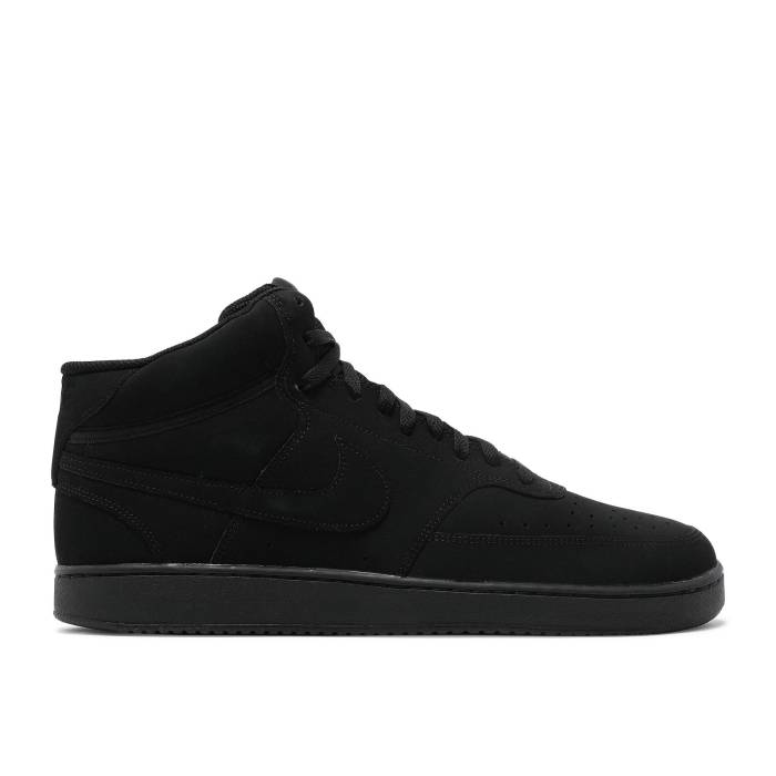 ナイキ Nike 【 Court Vision Mid Triple Black Men Black/Black/Black 】 コート ミッド メンズ 黒色 ブラック