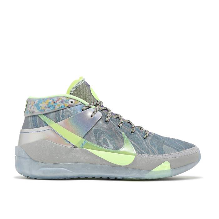 ナイキ Nike 【 Kd 13 \u0027Play For The Future\u0027 Men Platinum Tint/Metallic Silver/Royal Pulse/Barely Volt 】 13 サー青少年 メンズ Platinum プラチナム Silver しろがね色・しろがね色