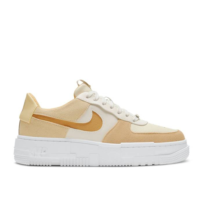 ナイキ Nike 【 Wmns Air Force 1 Pixel \u0027Sail Tan\u0027 Women Sail/Bucktan/Coconut Milk/Lemon Drop 】 レディース 靴-レディース靴