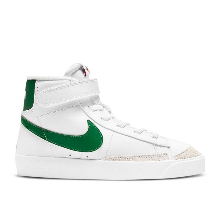 ナイキ Nike 【 Blazer Mid '77 Ps 'White Pine Green' Youth White/Pine Green/Black/Pine Green 】 ブレイザー ミッド ジュニア キッズ 白色 ホワイト green 緑・グリーン 黒色 ブラック|スニケス