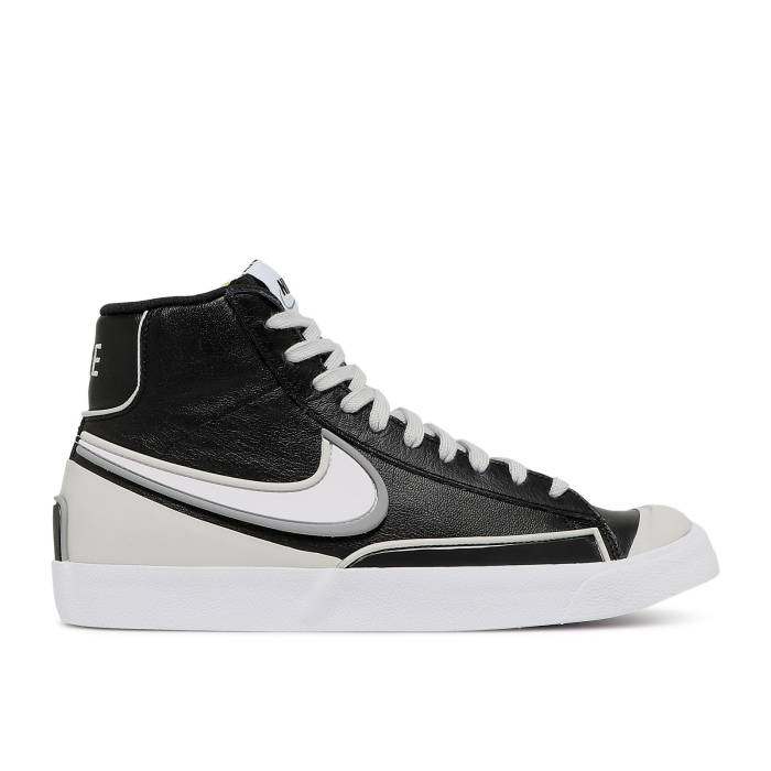 ナイキ Nike 【 Blazer Mid \u002777 Infinite \u0027Black White\u0027 Men Black/Grey Fog/Particle Grey/White 】 ブレイザー ミッド メンズ 黒いこと 黒いこと 薄墨色 薄墨色 白いこと 白いこと 靴-メンズ靴
