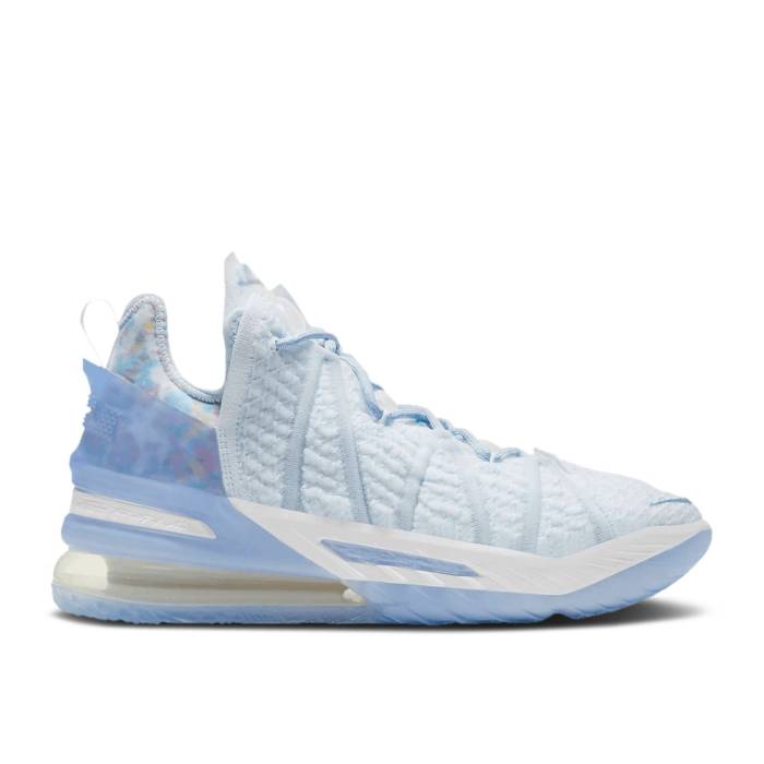 ナイキ Nike 【 Lebron 18 Ep 'Play For The Future' Men White/Blue Tint/Clear 】 Lebron レブロン メンズ 白色 ホワイト 青色 ブルー|スニケス