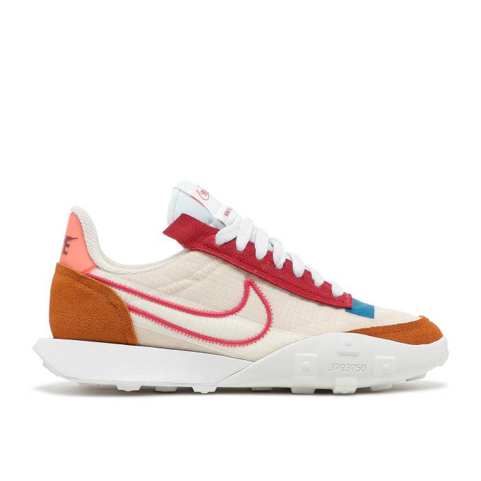 ナイキ Nike 【 Wmns Waffle Racer 2X 'Monarch' Women Monarch/Pearl White/Hyper Crimson/Siren Red 】 ワッフル レディース モナーク パール 白色 ホワイト クリムゾン Red 赤・レッド｜スニケス 48,960円