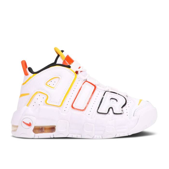 ナイキ Nike 【 Air More Uptempo Ps 'Roswell Raygun' Youth White/University Gold/Team Orange 】 アップテンポ ジュニア キッズ 白色 ホワイト ゴールド Team チーム orange 橙・オレンジ|スニケス