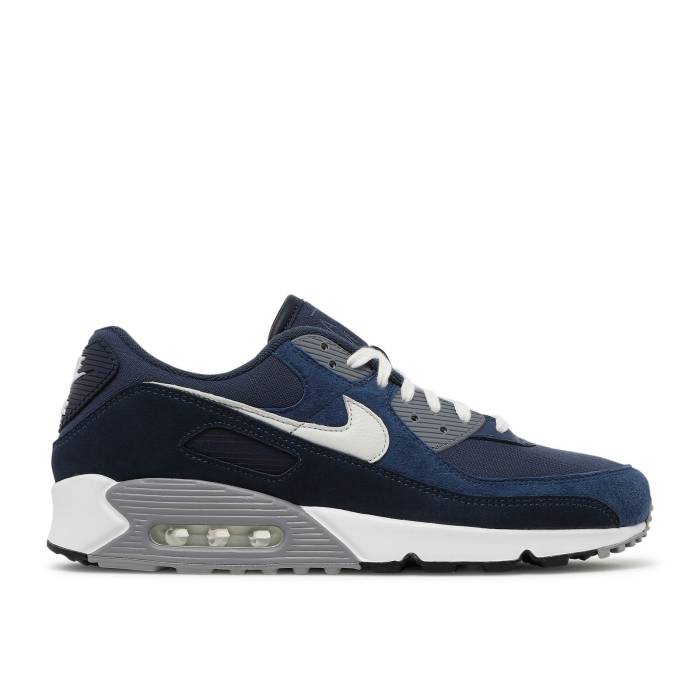ナイキ Nike 【 Air Max 90 Premium 'Obsidian' Men Obsidian/Summit White/Midnight Navy 】 マックス Premium プレミアム メンズ 白色 ホワイト 紺色 ネイビー