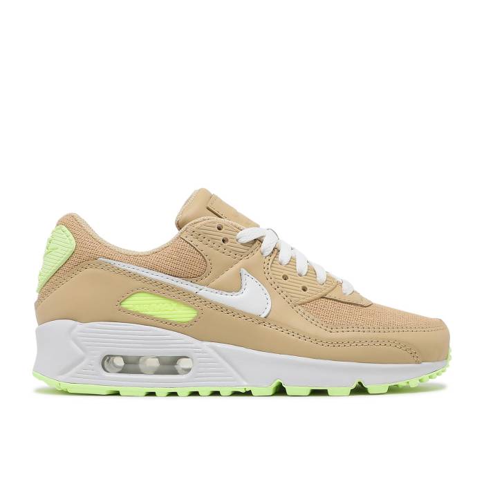 ナイキ Nike 【 Wmns Air Max 90 'Sesame' Women Sesame/Barely Volt/Summit White 】 マックス レディース 白色 ホワイト