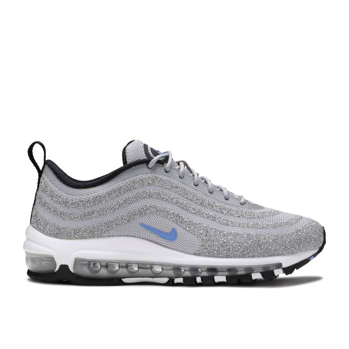 ナイキ Nike 【 Swarovski X Wmns Air Max 97 \u0027Polar Blue\u0027 Women Metallic Silver/Polar Blue/White 】 マックス レディース Silver しろがね色・しろがね色 ポーラー 青味 青み 白いこと 白いこと