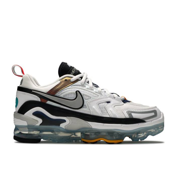 ナイキ Nike 【 Wmns Air Vapormax Evo Evolution Of Icon Women White/Tech Grey/Midnight Navy/Hyper Blue 】 レディース 白色 ホワイト テック 灰色 グレー 紺色 ネイビー 青色 ブルー