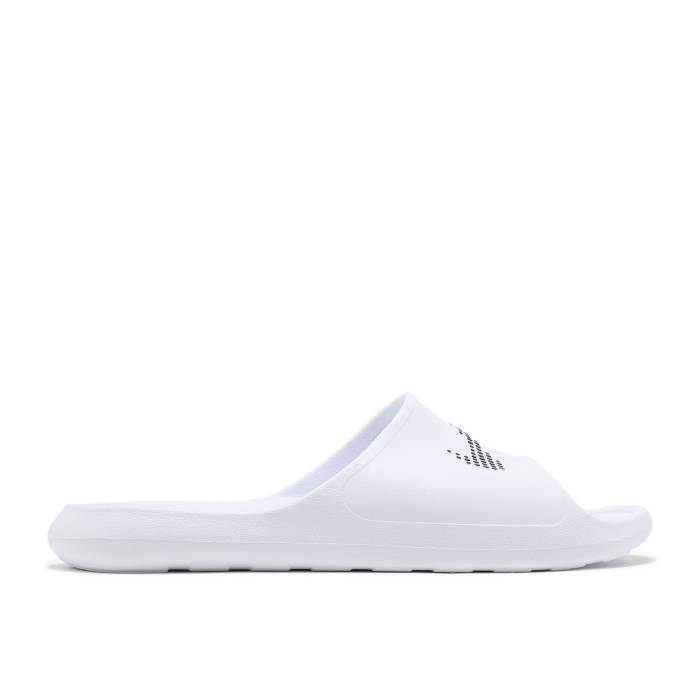 ナイキ Nike 【 Victori One Slide 'Polka Swoosh - White' Men White/Black/White 】 Slide サンダル Swoosh スウッシュ・スウォッシュ メンズ 白色 ホワイト 黒色 ブラック|スニケス
