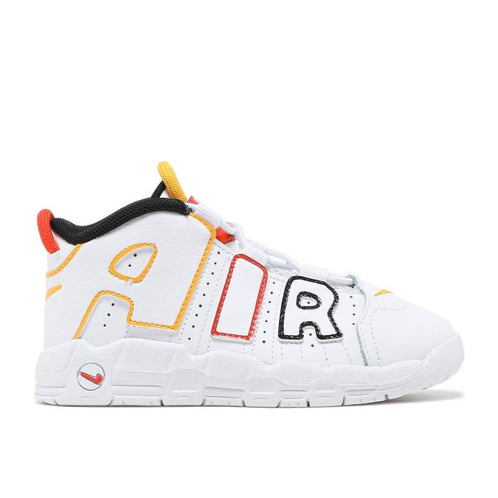 ナイキ Nike 【 Air More Uptempo Td \u0027Roswell Raygun\u0027 Infant White/Team Orange/Black/University Gold 】 引き上げるペース もの言う花 白いこと 白いこと Team 野球クラブ orange 橙・オレンジ色 黒いこと 黒いこと ゴールド