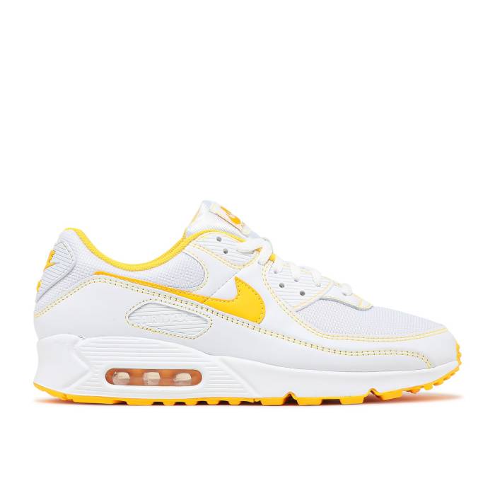 ナイキ Nike 【 Air Max 90 'White Laser Orange' Men White/White/Laser Orange 】 マックス Laser レーザー メンズ 白色 ホワイト Laser レーザー orange 橙・オレンジ|スニケス