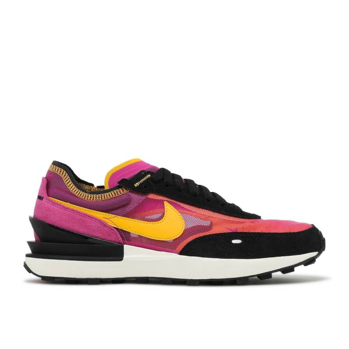 ナイキ Nike 【 Waffle One \u0027Active Fuchsia\u0027 Men Active Fuchsia/University Gold/Black 】 ワーヘル メンズ ゴールド 黒いこと 黒いこと スニーカー-メンズ靴-靴