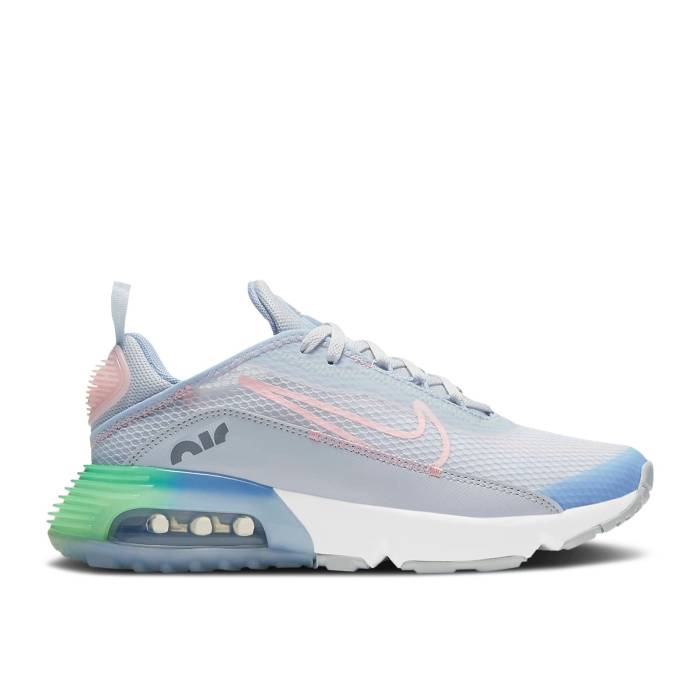 ナイキ Nike 【 Air Max 2090 Se ガウス \u0027Pure Platinum Arctic Punch\u0027 Youth Pure Platinum/Light Liquid Lime/Smoke Grey/Arctic Punch 】 マックス Platinum プラチナム 御坊っちゃん キッズ 純然たる Platinum プラチナム 菩提樹 薄墨色 薄墨色