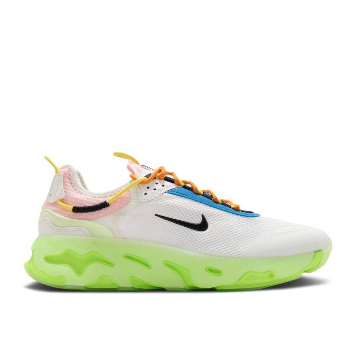 ナイキ Nike 【 React Live \u0027Barely Volt\u0027 Men Sail/Barely Volt/Grain/Black 】 リアクト メンズ 黒いこと 黒いこと 靴-スニーカー-メンズ靴