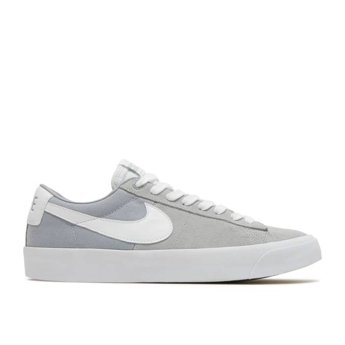 ナイキ Nike 【 Zoom Blazer Low Pro Gt Sb 'Wolf Grey' Men Wolf Grey/Wolf Grey/White/White 】 ズーム ブレイザー プロ エスビー メンズ 灰色 グレー 白色 ホワイト|スニケス