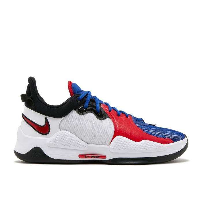 ナイキ Nike 【 Pg 5 'White University Red' Men White/University Red/Rush Blue/Black 】 メンズ 白色 ホワイト Red 赤・レッド rush ラッシュ 青色 ブルー 黒色 ブラック