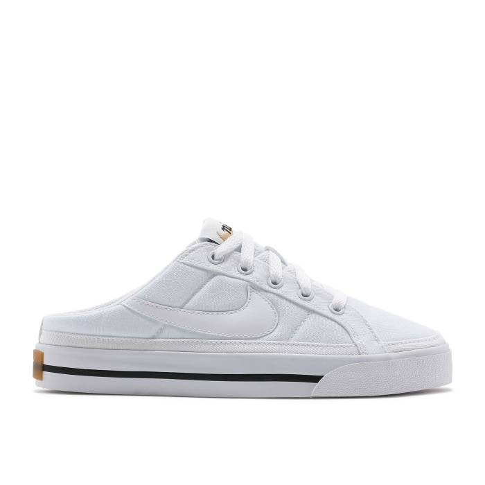 ナイキ Nike 【 Wmns Court Legacy Mule \u0027White\u0027 Women White/Black/Gum Light Brown/White 】 厚地の外套 legacy レガシー レディース 白いこと 白いこと 黒いこと 黒いこと 赤銅色 赤銅色