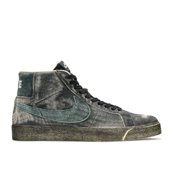 ナイキ Nike 【 Zoom Blazer Mid Premium Sb \u0027Faded Black\u0027 Men Black/Coconut Milk/Light Dew/Light Dew 】 望遠レンズ ブレイザー ミッド Premium 割り増し金 エスビー メンズ 黒いこと 黒いこと