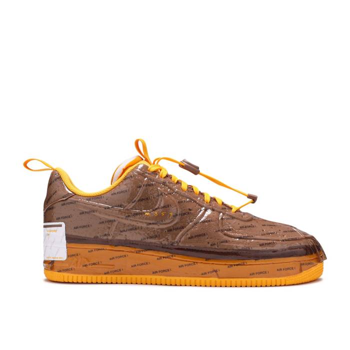 ナイキ Nike 【 Air Force 1 Low Experimental 'Parcel Service' Men Archaeo Brown/University Gold/White 】 メンズ 茶色 ブラウン ゴールド 白色 ホワイト