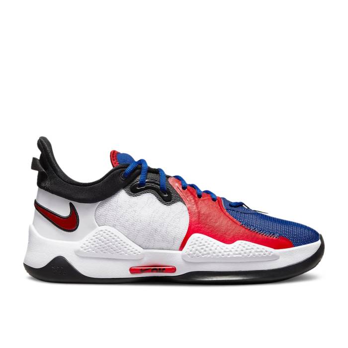 ナイキ Nike 【 Pg 5 Ep 'White University Red' Men White/University Red/Rush Blue/Black 】 メンズ 白色 ホワイト Red 赤・レッド rush ラッシュ 青色 ブルー 黒色 ブラック
