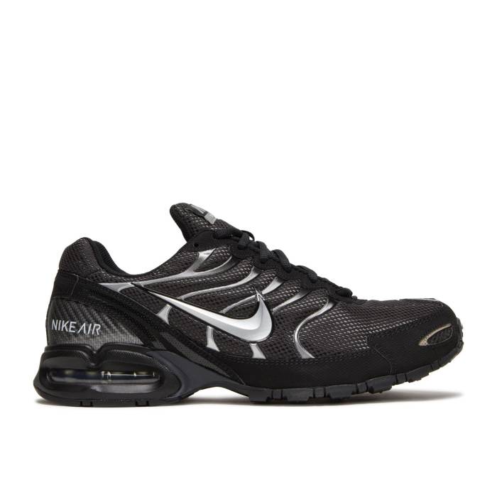 ナイキ Nike 【 Air Max Torch 4 \u0027Anthracite\u0027 Men Anthracite/Black/Metallic Silver 】 マックス 懐中電灯 メンズ 黒いこと 黒いこと Silver しろがね色・しろがね色