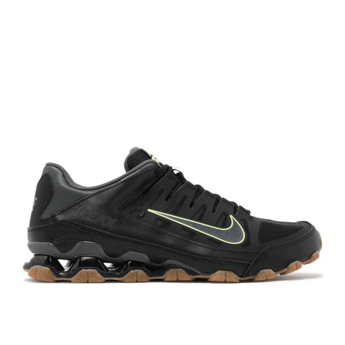 ナイキ Nike 【 Reax 8 Tr 'Black Gum' Men Black/Limelight/Gum Light Brown/Iron Grey 】 メンズ 黒色 ブラック 茶色 ブラウン 灰色 グレー｜スニケス