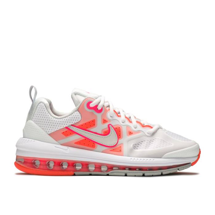ナイキ Nike 【 Wmns Air Max Genome \u0027White Bright Mango\u0027 Women White/Bright Mango/Hyper Pink/Platinum Tint 】 マックス レディース 白いこと 白いこと pink サクラ色 Platinum プラチナム