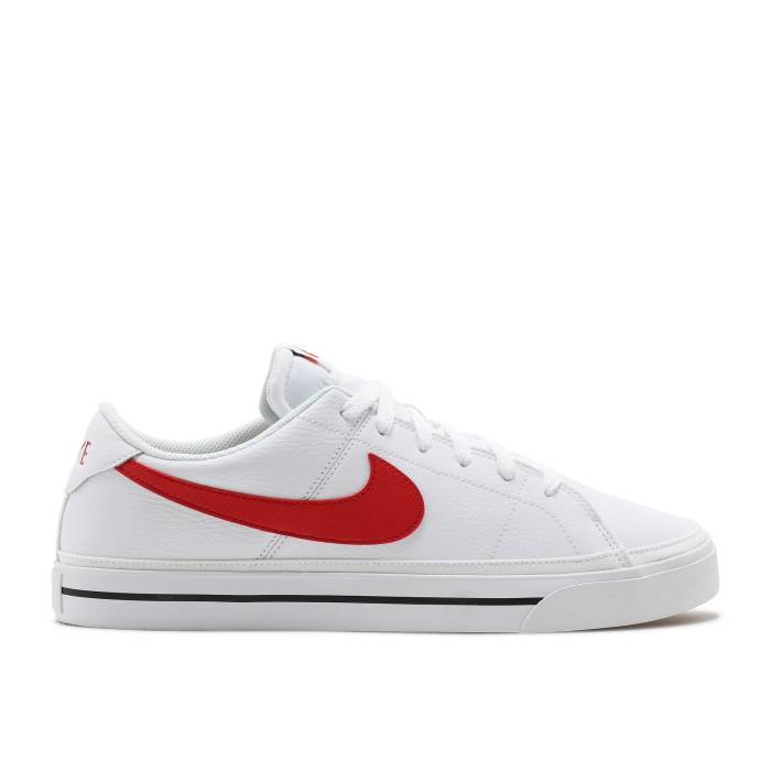 ナイキ Nike 【 Court Legacy 'White University Red' Men White/Black/University Red 】 コート legacy レガシー メンズ 白色 ホワイト 黒色 ブラック Red 赤・レッド|スニケス