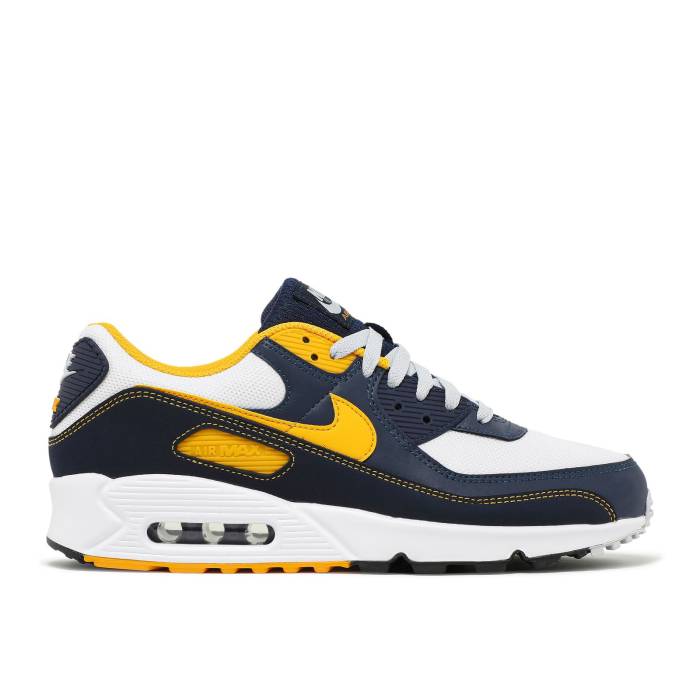 ナイキ Nike 【 Air Max 90 \u0027Dunk From Above\u0027 Men White/Midnight Navy/Obsidian/University Gold 】 マックス メンズ 白いこと 白いこと 紺色 米国海軍 ゴールド