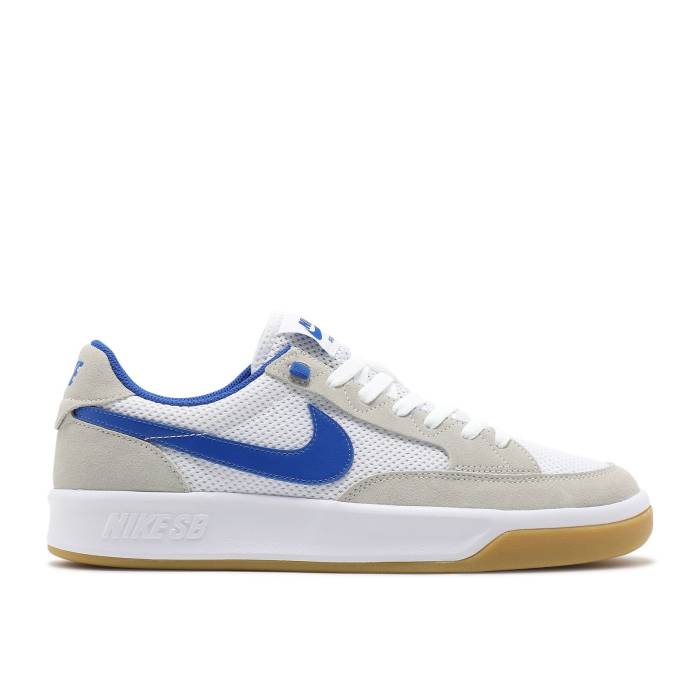 ナイキ Nike 【 Adversary Sb \u0027White Hyper Royal\u0027 Men Summit White/White/Gum Light Brown/Hyper Royal 】 エスビー メンズ 白いこと 白いこと 赤銅色 赤銅色