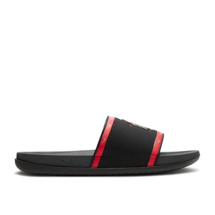 ナイキ Nike 【 Offcourt Slide \u0027Ohio State\u0027 Men Black/University Red/Wolf Grey/Anthracite 】 Slide サンダル メンズ 黒いこと 黒いこと Red 赤・赤いこと 薄墨色 薄墨色